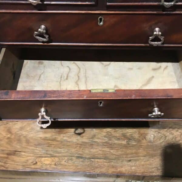 Apprentice piece, Georgian chest of mahogany draws - Image 9