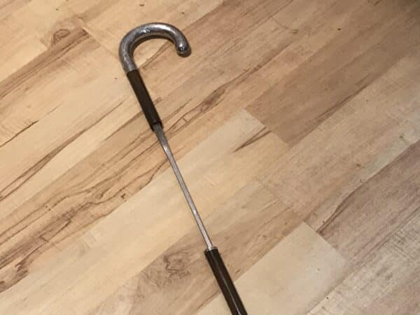 Gentleman’s walking stick sword stick with silver handle - Image 9