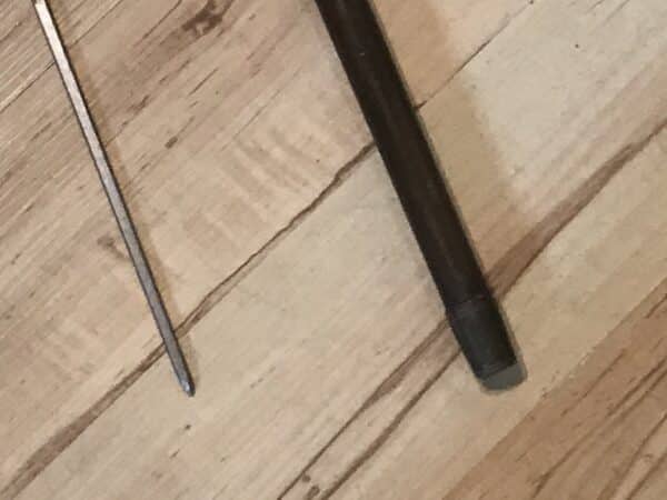 Gentleman’s walking stick sword stick with silver handle - Image 12