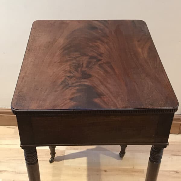 Lady’s Georgian Cuban mahogany writing table Antique Furniture 13