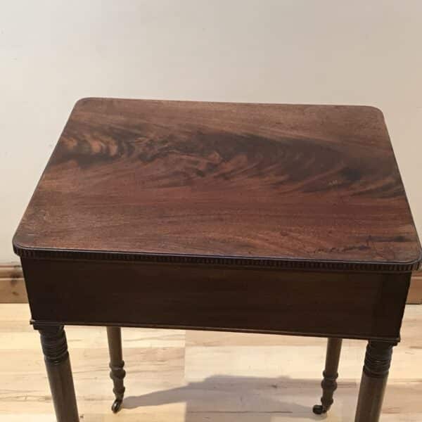 Lady’s Georgian Cuban mahogany writing table Antique Furniture 14