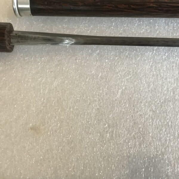 Gentleman’s walking stick sword stick with silver collar hallmarked Birmingham 1923 - Image 13