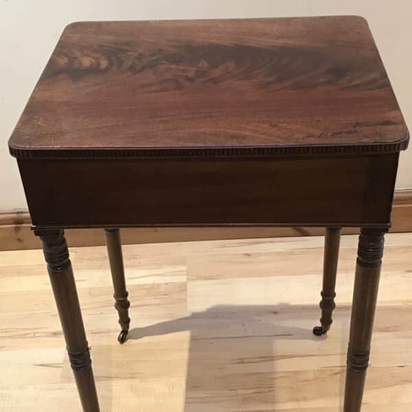 Lady’s Georgian Cuban mahogany writing table Antique Furniture 15