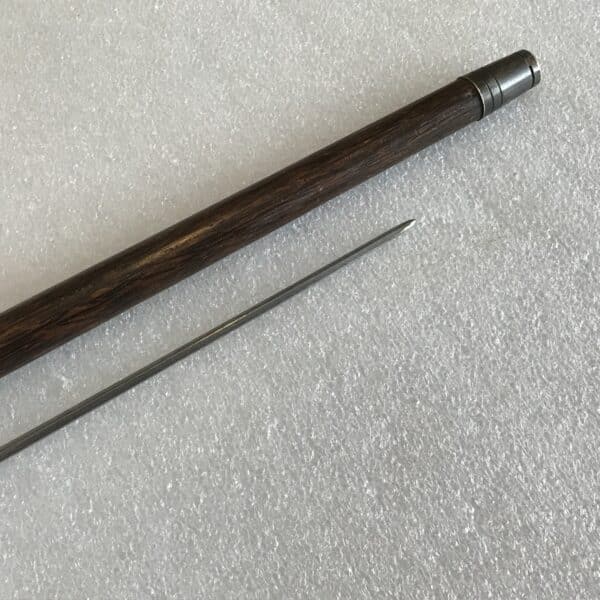 Gentleman’s walking stick sword stick with silver collar hallmarked Birmingham 1923 Miscellaneous 17