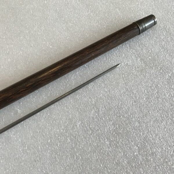 Gentleman’s walking stick sword stick with silver collar hallmarked Birmingham 1923 - Image 15
