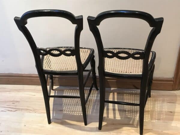 Pair of Lady’s bedrooms mother of Pearl Berger seated chairs - Image 14