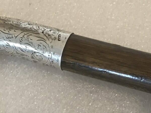 Gentleman’s walking stick sword stick with silver handle - Image 17