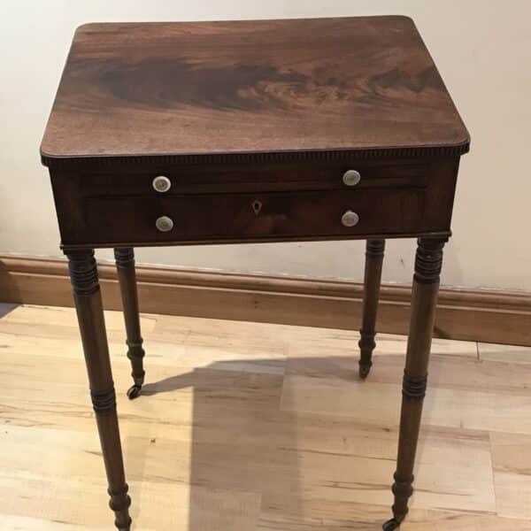 Lady’s Georgian Cuban mahogany writing table - Image 16