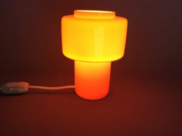 Mid Century Glass Lamp