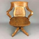 Oak Swivel and Tilt Desk Chair Swivel and Tilt Desk Chair Antique Chairs