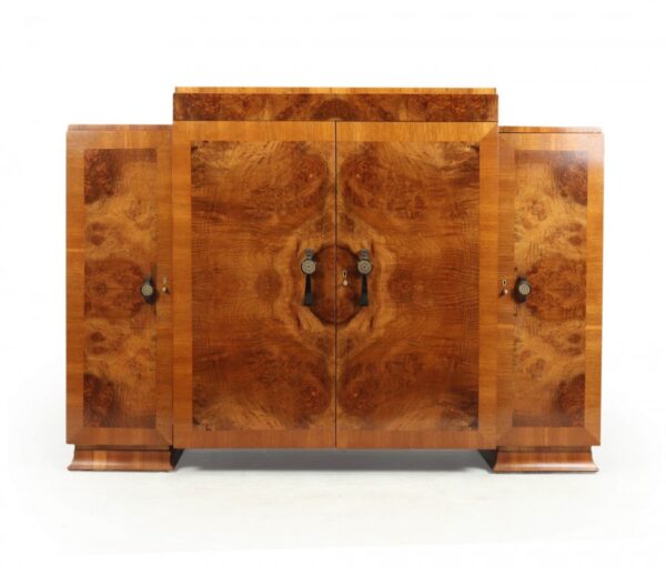 Art Deco Walnut Sideboard Antique Sideboards 3