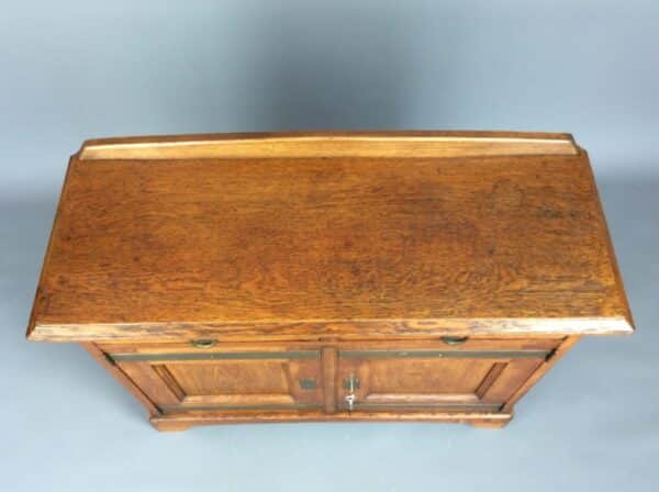 Arts and Crafts Oak Cupboard - Image 2
