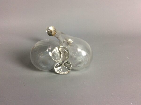 Silver Mounted Oil and Vinegar Decanter - Image 3