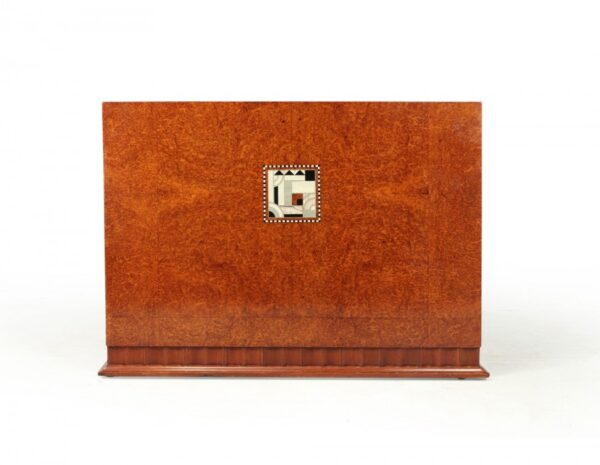 French Art Deco Ladies Desk in Amboyna - Image 17