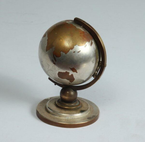 Globe Bedside Travel or Desk Clock c1950 - Image 8