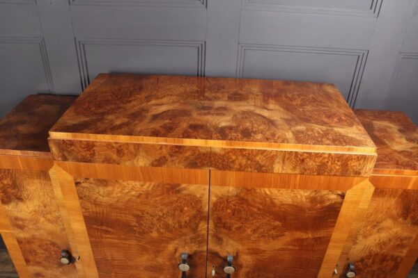 Art Deco Walnut Sideboard Antique Sideboards 5