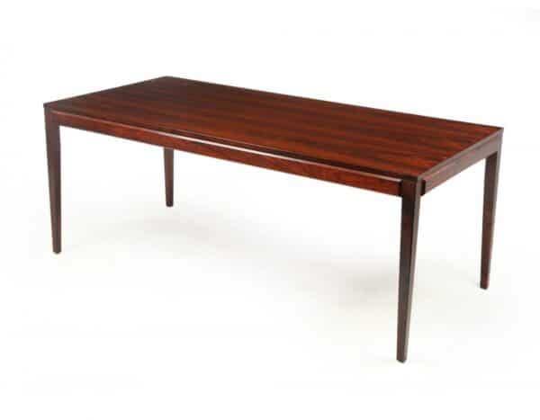 Swedish Mid Century Rosewood Coffee Table by Slutarp