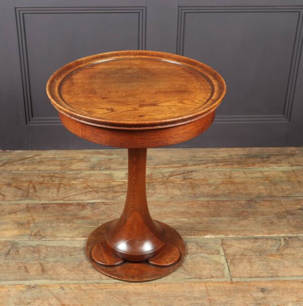 Danish Modernist Oak Table c1920 - Image 11