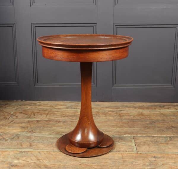 Danish Modernist Oak Table c1920 - Image 6