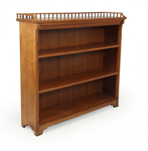 Skip to the beginning of the images gallery Antique Oak Open Bookcase circa1900 bookcase Antique Bookcases 16