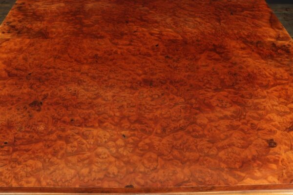 Art Deco Burr Walnut Dining Table - Image 5