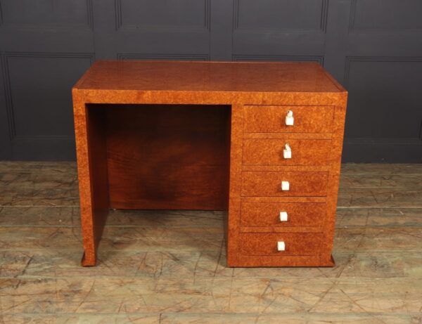 French Art Deco Ladies Desk in Amboyna - Image 13