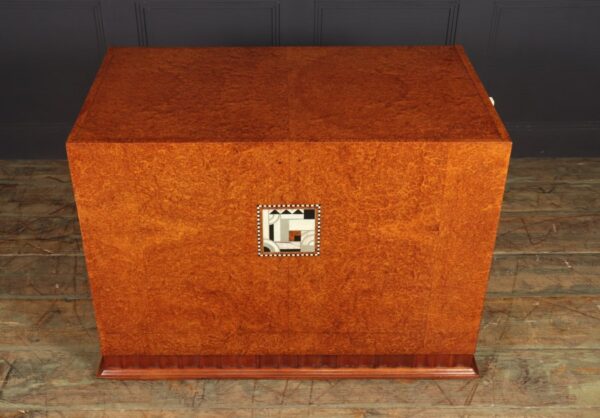 French Art Deco Ladies Desk in Amboyna - Image 8