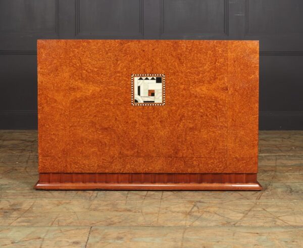 French Art Deco Ladies Desk in Amboyna - Image 7
