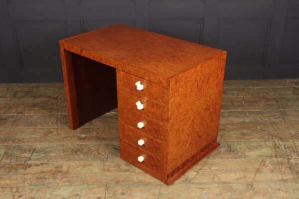 French Art Deco Ladies Desk in Amboyna - Image 4