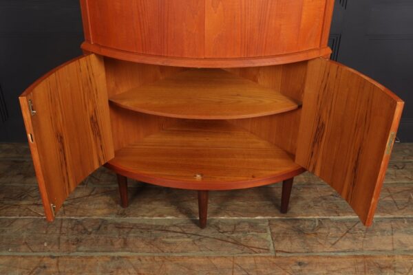 Mid Century Danish Teak Corner Cabinet By S E Peterson - Image 7