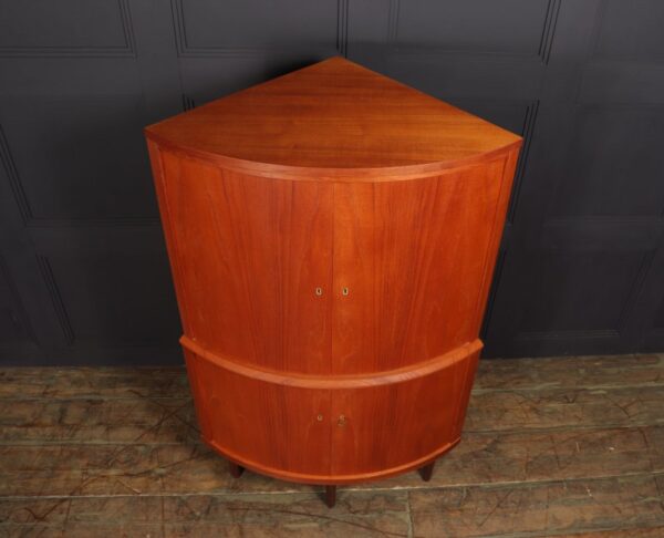 Mid Century Danish Teak Corner Cabinet By S E Peterson - Image 6