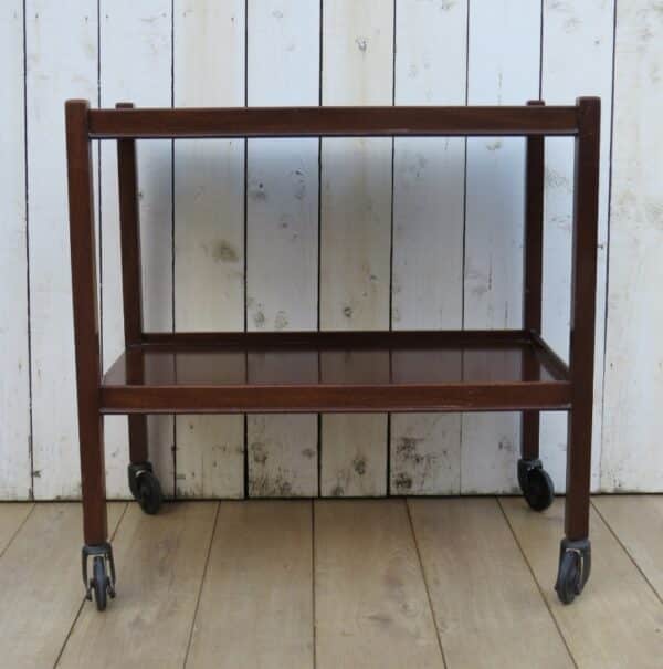 Mahogany Drinks Trolley - Image 2