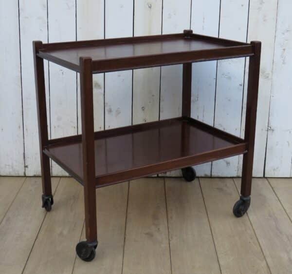 Mahogany Drinks Trolley