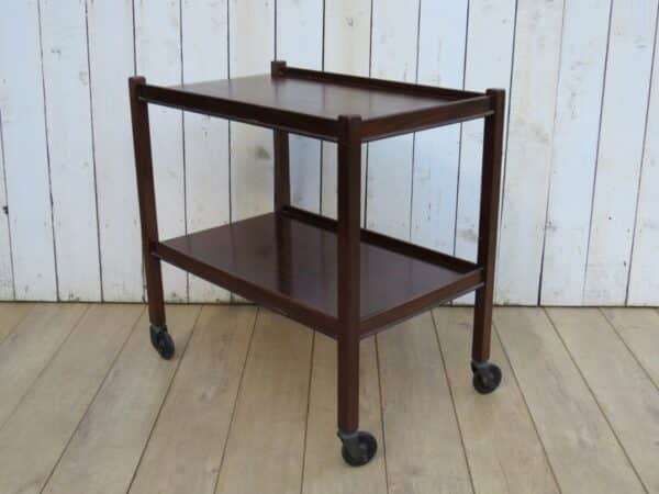 Mahogany Drinks Trolley - Image 4