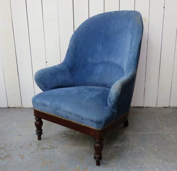 French Empire Library Armchair armchair Antique Chairs 3