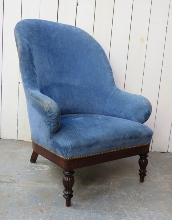 French Empire Library Armchair armchair Antique Chairs 7