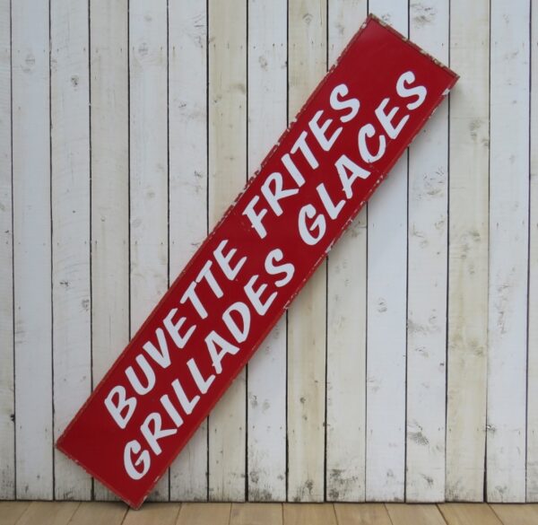 Vintage French Cafe Bar Sign