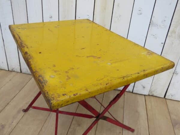 Vintage French Bistro Garden Table bistro Antique Furniture 5