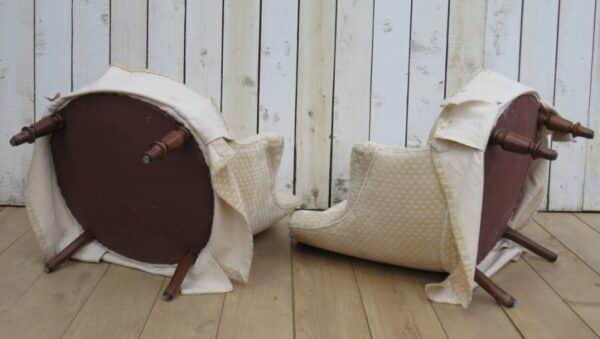 Pair Of Antique French Tub Armchairs - Image 7
