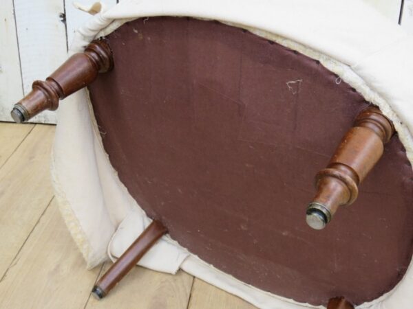 Pair Of Antique French Tub Armchairs - Image 4