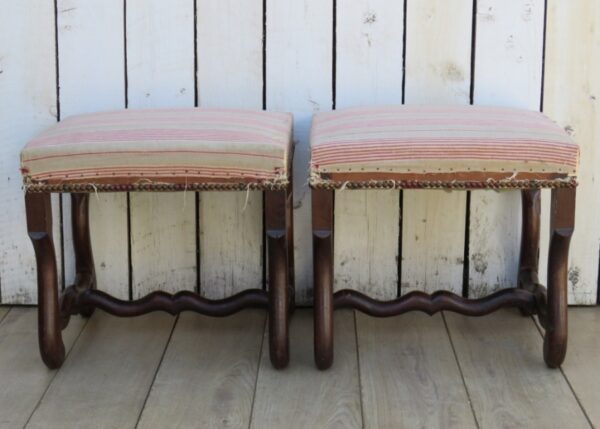 Pair Of French Oak Foot Stools - Image 5