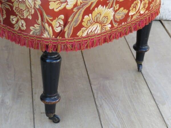Antique French Tub Chair - Image 4