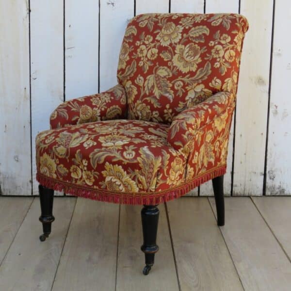Antique French Tub Chair armchair Antique Chairs 10