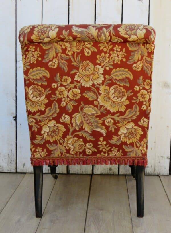 Antique French Tub Chair - Image 6