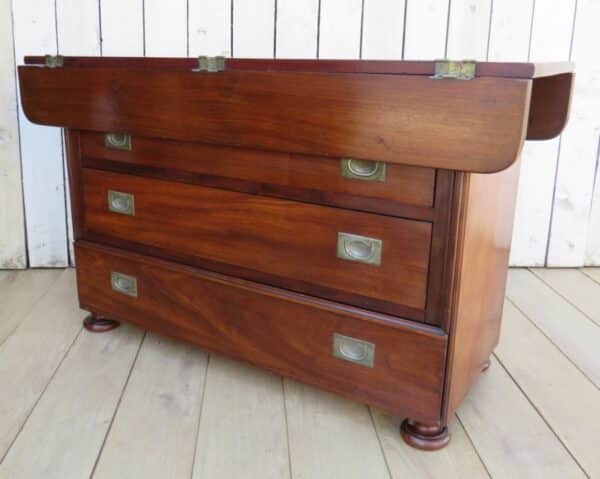 Antique French Drapers Chest Of Drawers - Image 7