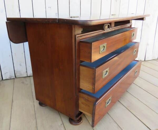Antique French Drapers Chest Of Drawers - Image 10