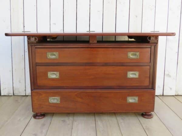 Antique French Drapers Chest Of Drawers - Image 11