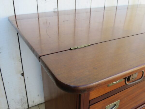 Antique French Drapers Chest Of Drawers - Image 12