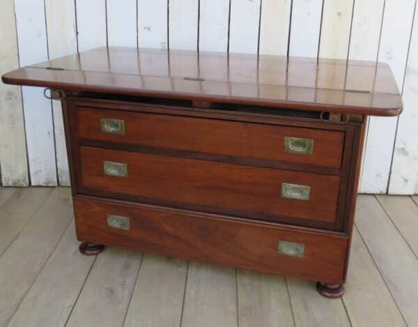 Antique French Drapers Chest Of Drawers - Image 5