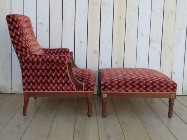 French Empire Duchesse Brisee Antique Antique Chairs 6